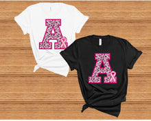 Load image into Gallery viewer, Letter with Breast Cancer Symbol