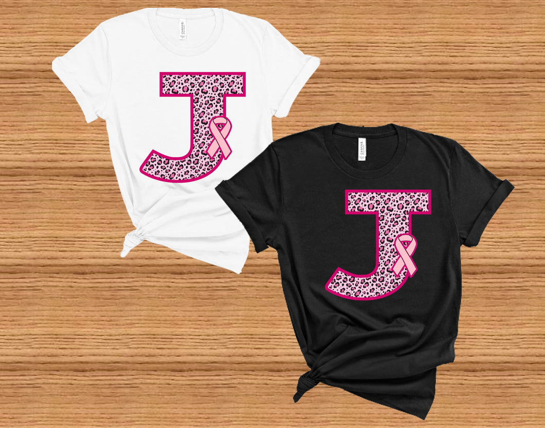 Letter with Breast Cancer Symbol