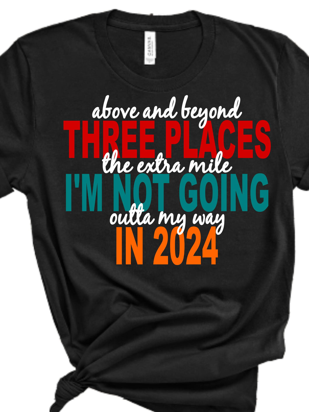 Three Places I'm Not Going in 2024
