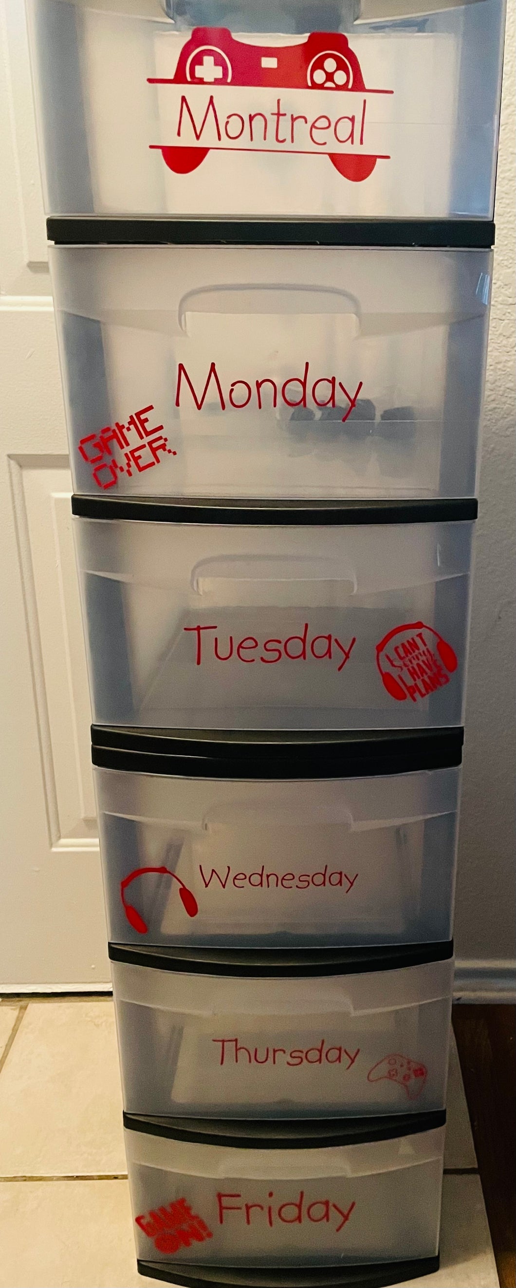 Gamer Storage Bin for Backschool